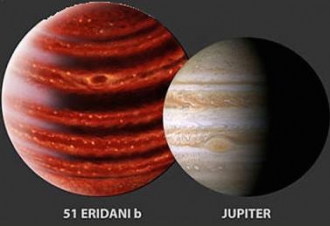 Eridani b with Jupiter