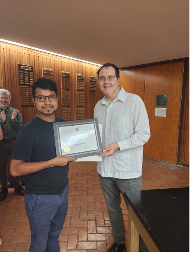 Shishir Bhusal, Anderson-Pioletti Award Recipient