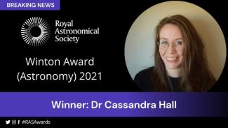 Dr. Cassandra Hall Winner poster
