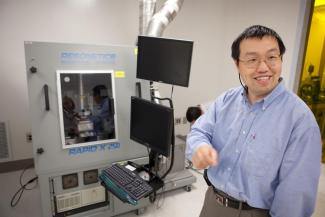 Yiping Zhao is Distinguished Research Professor of Physics in UGA’s Franklin College of Arts and Sciences. (Photo by Andrew Davis Tucker/UGA)